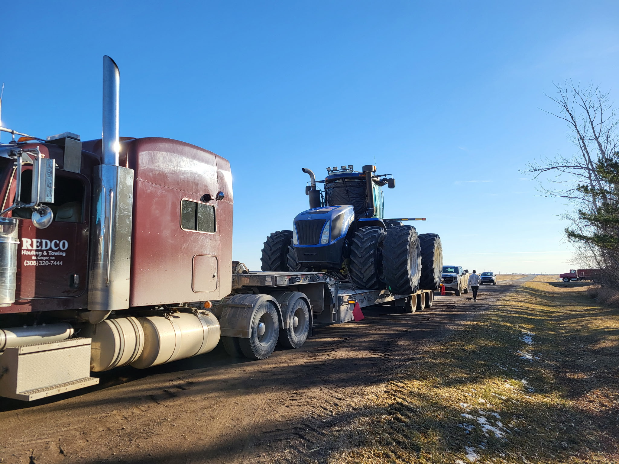 Hauling Large Dual Tire Tractor up to 50,000 lbs